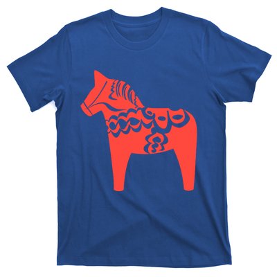 Dala Horse Gift Dalarna Swedish Sweden Sverige Gift T-Shirt