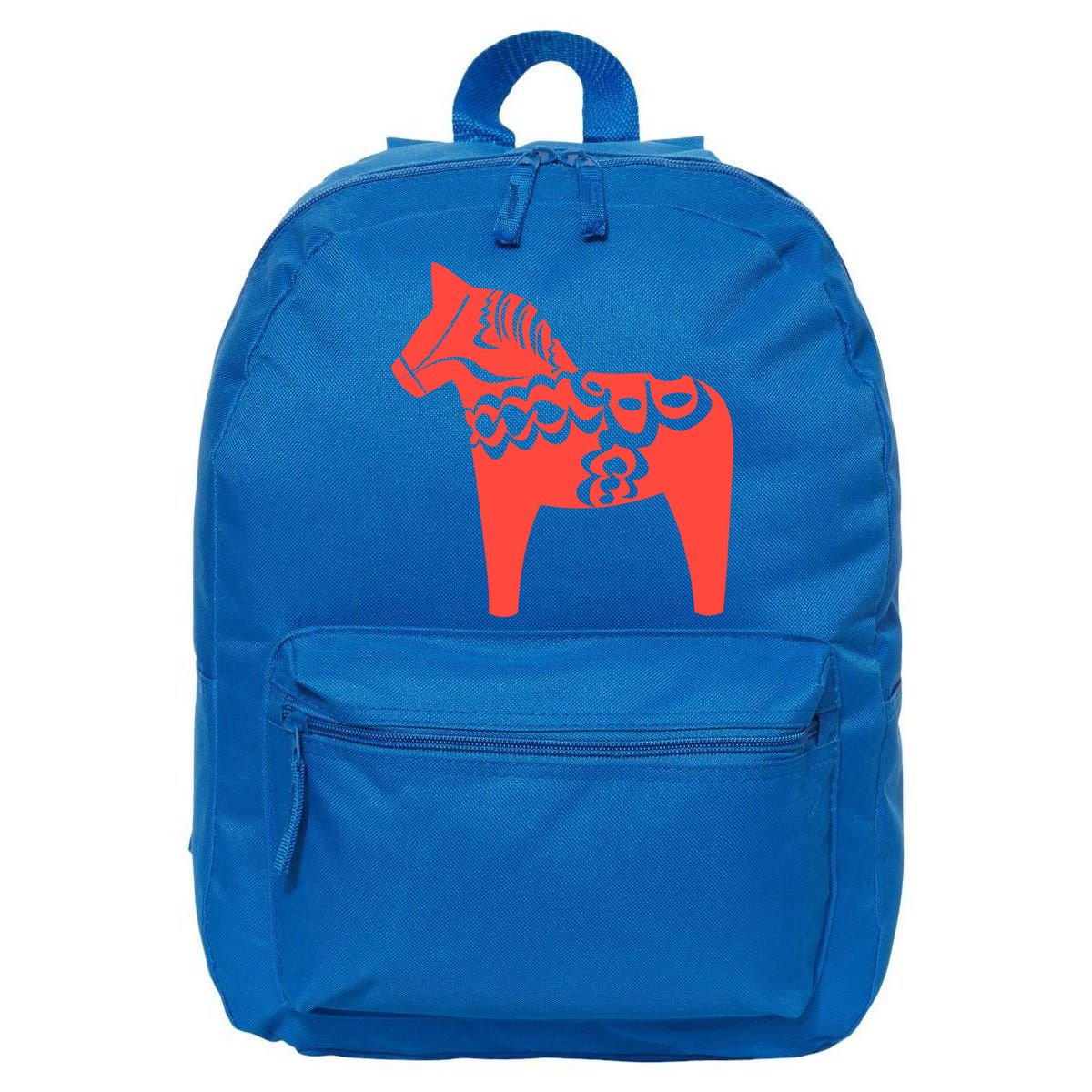Dala Horse Gift Dalarna Swedish Sweden Sverige Gift 16 in Basic Backpack