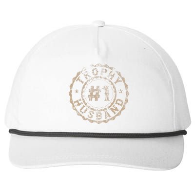 Distressed Husband Gift Trophy Snapback Five-Panel Rope Hat