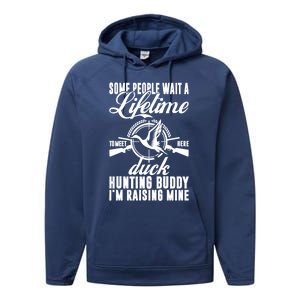 Duck Hunter Gift Performance Fleece Hoodie