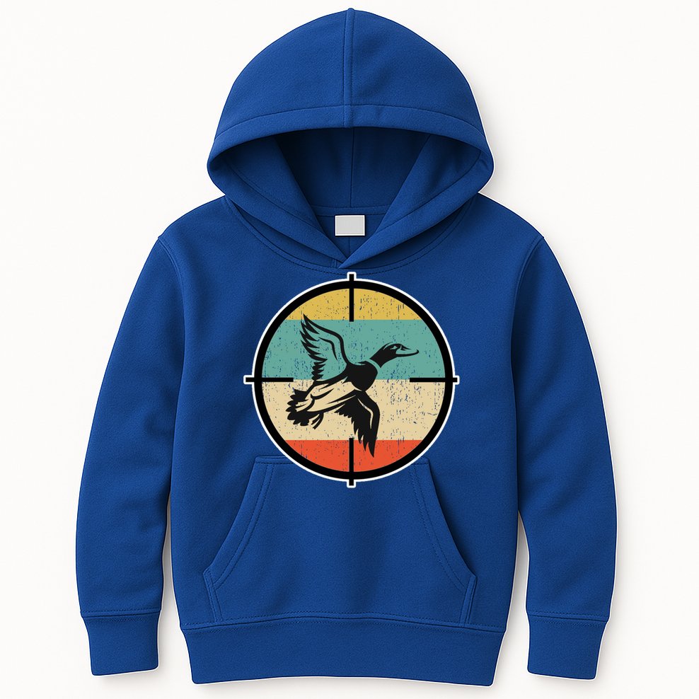 Duck Hunting Gift Kids Hoodie