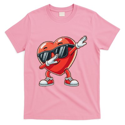 Dabbing Heart Gifts Valentines Day T-Shirt