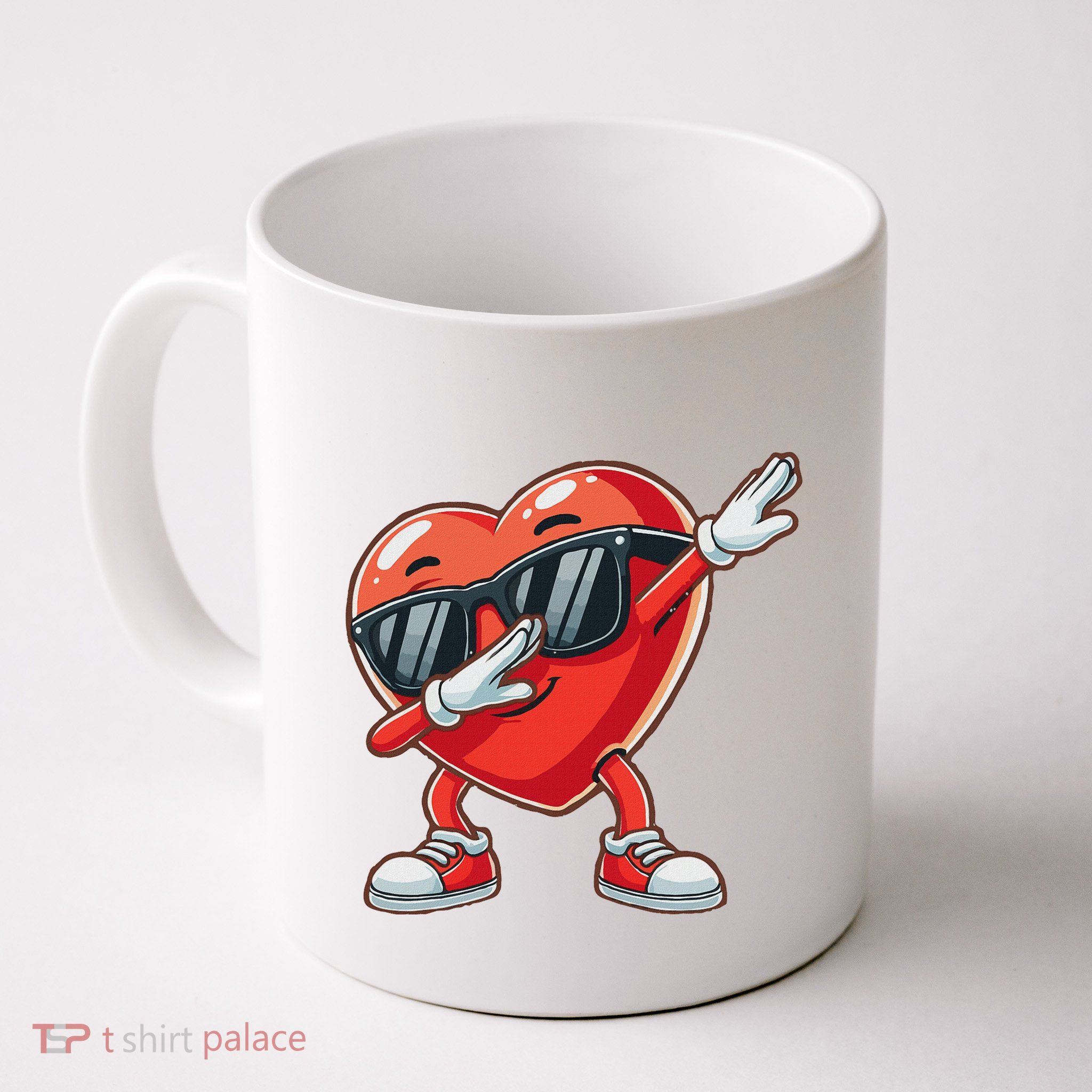 Dabbing Heart Gifts Valentines Day Mug