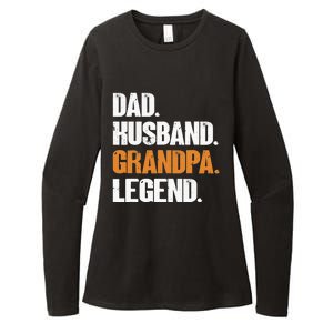 Dad Husband Grandpa Legend - Funny Grandad New Grandpa Womens CVC Long Sleeve Shirt