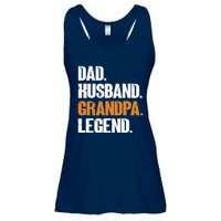 Dad Husband Grandpa Legend - Funny Grandad New Grandpa Ladies Essential Flowy Tank