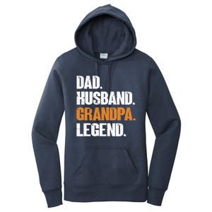 Dad Husband Grandpa Legend - Funny Grandad New Grandpa Women's Pullover Hoodie