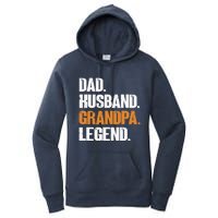 Dad Husband Grandpa Legend - Funny Grandad New Grandpa Women's Pullover Hoodie