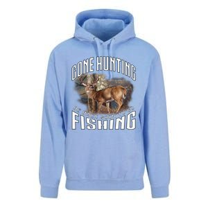 Deer Hunting Gone Hunting Be Back Soon To Go Fishing Hunter Cute Gift Unisex Surf Hoodie