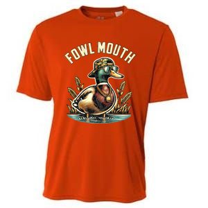 Duck Hunting Goose Hunt Funny Duck Hunter Cool Gift Fowl Mouth Cute Gift Cooling Performance Crew T-Shirt