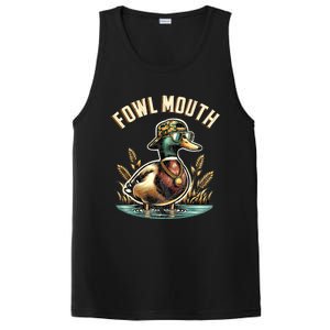 Duck Hunting Goose Hunt Funny Duck Hunter Cool Gift Fowl Mouth Cute Gift PosiCharge Competitor Tank