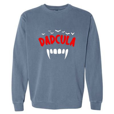 Dadcula Halloween Gift Garment-Dyed Sweatshirt