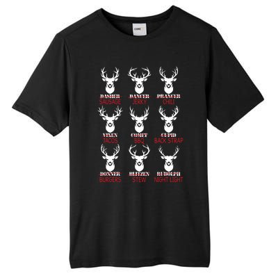 Deer Hunting Gift Hunter Of All Santas Reindeer Tall Fusion ChromaSoft Performance T-Shirt