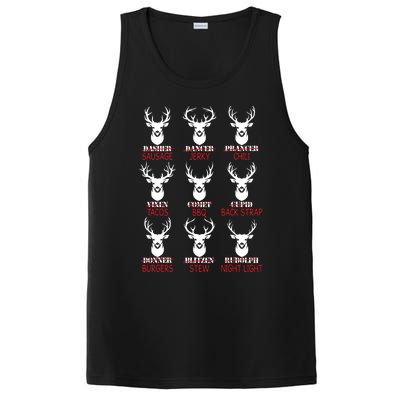 Deer Hunting Gift Hunter Of All Santas Reindeer PosiCharge Competitor Tank