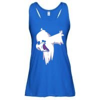 Dabbing Halloween Ghost Halloween Trick Or Treat Cute Gift Ladies Essential Flowy Tank