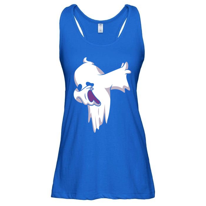 Dabbing Halloween Ghost Halloween Trick Or Treat Cute Gift Ladies Essential Flowy Tank