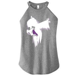 Dabbing Halloween Ghost Halloween Trick Or Treat Cute Gift Women's Perfect Tri Rocker Tank