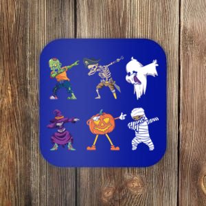 Dabbing Halloween Ghost Zombie Witch Pirate Pumpkin Gift Coaster