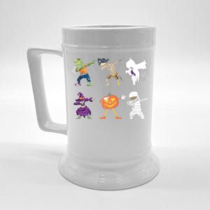 Dabbing Halloween Ghost Zombie Witch Pirate Pumpkin Gift Beer Stein