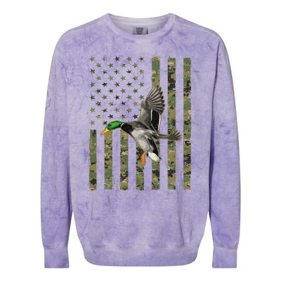 Duck Hunting Goose Hunt Duck Hunter Colorblast Crewneck Sweatshirt