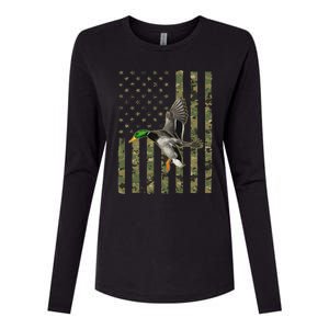 Duck Hunting Goose Hunt Duck Hunter Womens Cotton Relaxed Long Sleeve T-Shirt