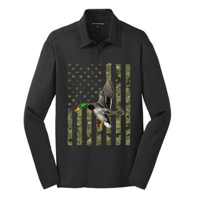 Duck Hunting Goose Hunt Duck Hunter Silk Touch Performance Long Sleeve Polo