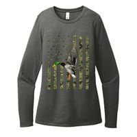 Duck Hunting Goose Hunt Duck Hunter Womens CVC Long Sleeve Shirt