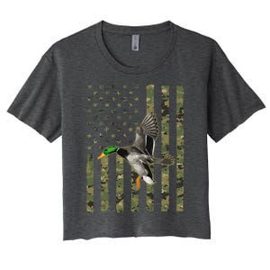 Duck Hunting Goose Hunt Duck Hunter Women's Crop Top Tee