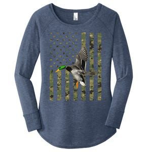 Duck Hunting Goose Hunt Duck Hunter Women's Perfect Tri Tunic Long Sleeve Shirt