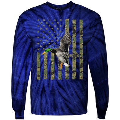 Duck Hunting Goose Hunt Duck Hunter Tie-Dye Long Sleeve Shirt