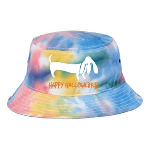 Dachshund Happy Halloweiner Funny Halloween Dogs Lover Funny Gift Funny Gift Tie Dye Newport Bucket Hat