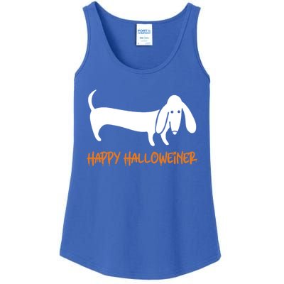 Dachshund Happy Halloweiner Funny Halloween Dogs Lover Funny Gift Funny Gift Ladies Essential Tank