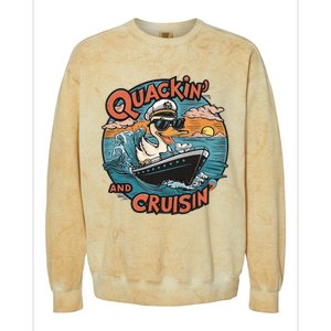 Duck Hunting Hiding Cruise Duck Hunter Colorblast Crewneck Sweatshirt