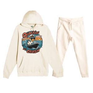 Duck Hunting Hiding Cruise Duck Hunter Premium Hooded Sweatsuit Set