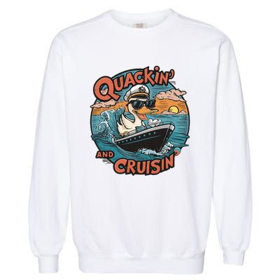 Duck Hunting Hiding Cruise Duck Hunter Garment-Dyed Sweatshirt