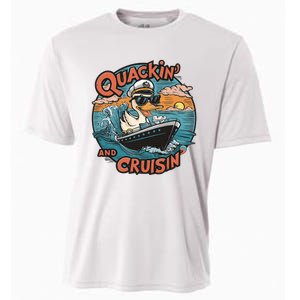 Duck Hunting Hiding Cruise Duck Hunter Cooling Performance Crew T-Shirt