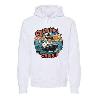 Duck Hunting Hiding Cruise Duck Hunter Premium Hoodie