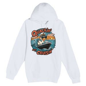 Duck Hunting Hiding Cruise Duck Hunter Premium Pullover Hoodie