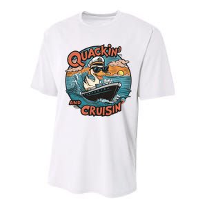 Duck Hunting Hiding Cruise Duck Hunter Performance Sprint T-Shirt