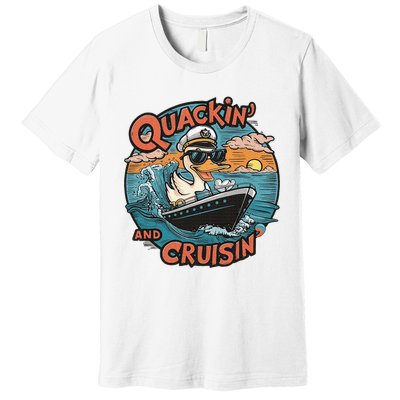 Duck Hunting Hiding Cruise Duck Hunter Premium T-Shirt