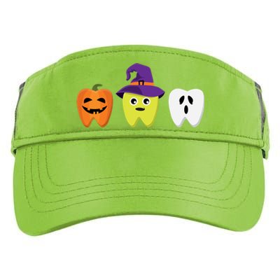 Dental Hygienist Halloween Pumpkin Ghost Witch Tooth Doctor Gift Adult Drive Performance Visor