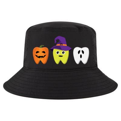 Dental Hygienist Halloween Pumpkin Ghost Witch Tooth Doctor Gift Cool Comfort Performance Bucket Hat