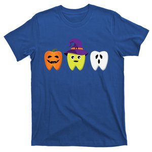 Dental Hygienist Halloween Pumpkin Ghost Witch Tooth Doctor Gift T-Shirt