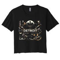 Detroit Hip Hop Women's Crop Top Tee