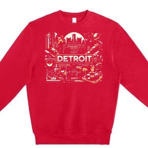 Detroit Hip Hop Premium Crewneck Sweatshirt