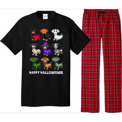 Dachshund Happy Halloweiner Funny Halloween Dogs Lover Pajama Set