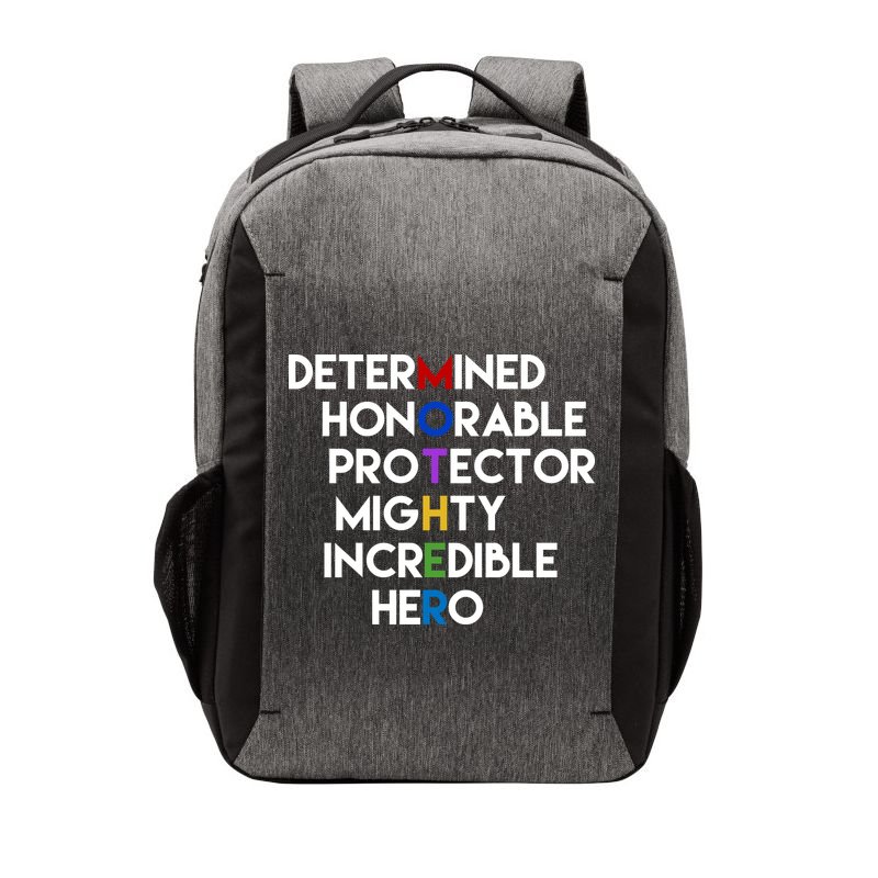 Determined Honorable Hero Mother Gift For Mom Vector Backpack