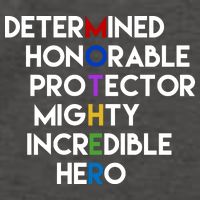 Determined Honorable Hero Mother Gift For Mom Vector Backpack