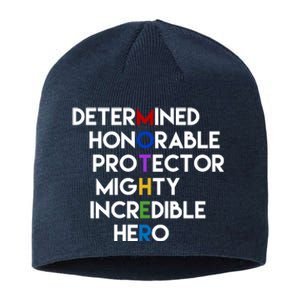 Determined Honorable Hero Mother Gift For Mom Sustainable Beanie