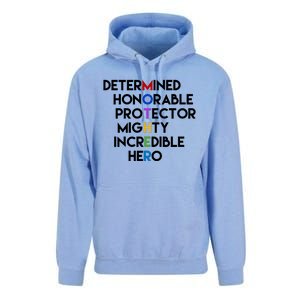 Determined Honorable Hero Mother Gift For Mom Unisex Surf Hoodie