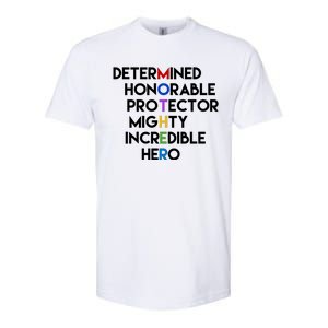 Determined Honorable Hero Mother Gift For Mom Softstyle CVC T-Shirt